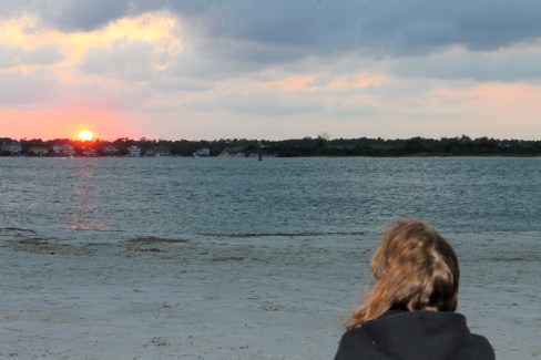 JoAnne Looking at sunsest